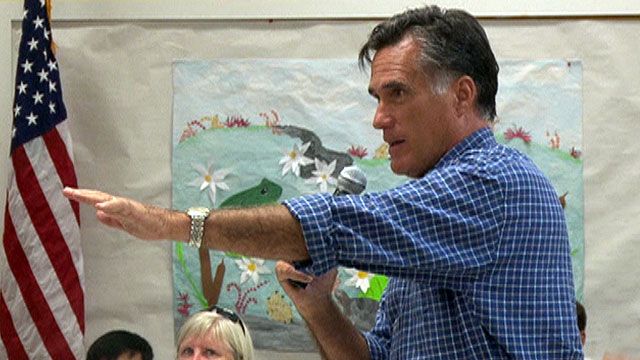 Mitt Romney Pushes-Back at Town Hall