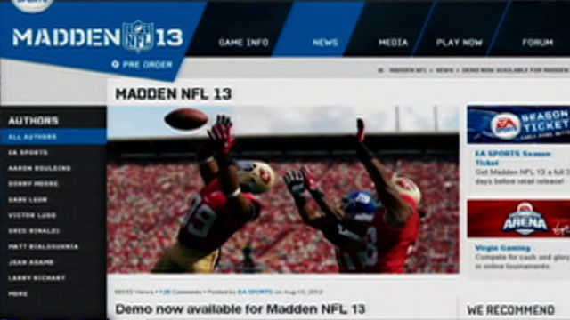 Madden NFL 13 Video Game to Hit Stores