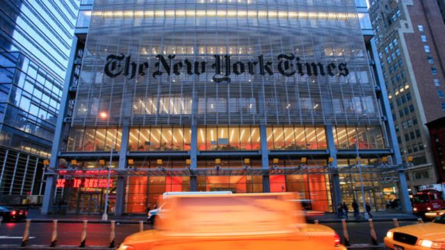 Editor calls out NY Times for liberal bias