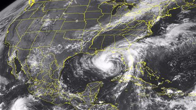 Tropical Storm Isaac headed towards New Orleans