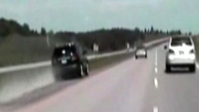 Panicked driver calls 911 in runaway car