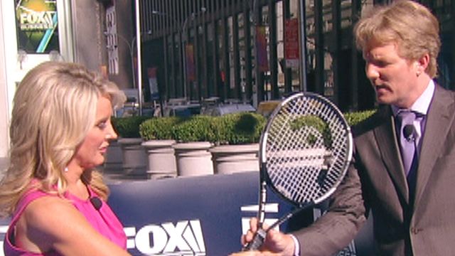 Tennis pro Jim Courier talks US Open, shares swing tips