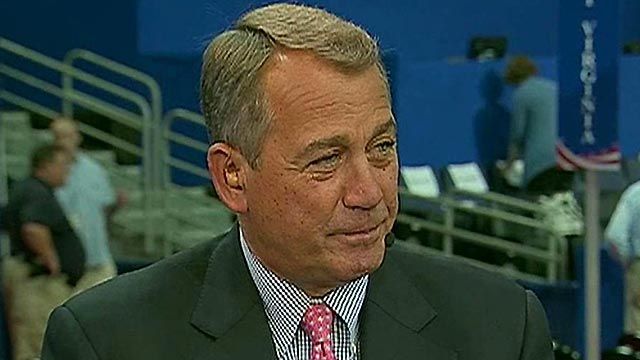 Boehner: Romney is 'the perfect guy at the perfect time'