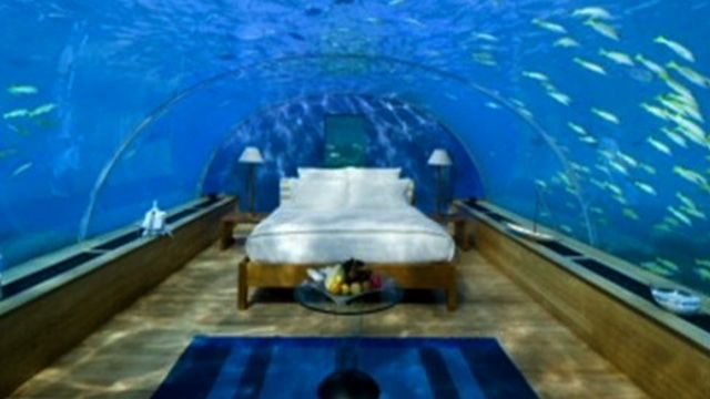 Underwater Honeymoon Suite in Maldives