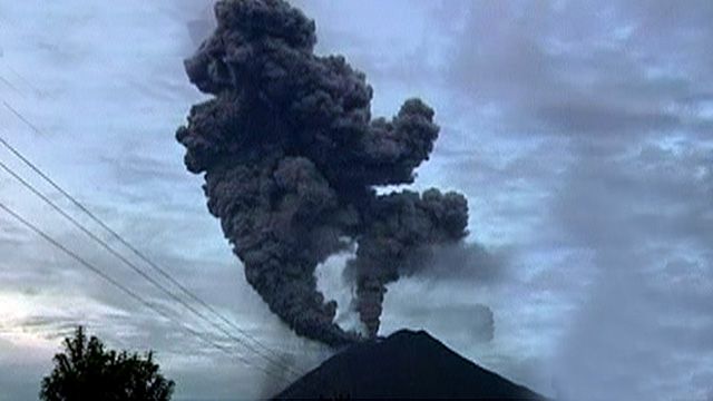 Surprise Volcano Eruption in Indonesia