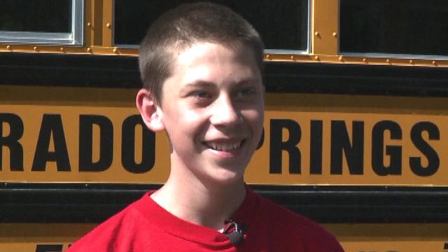 Teen steers out-of-control Colorado school bus to safety