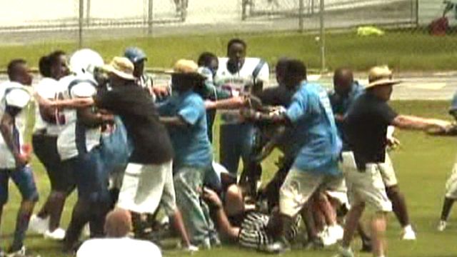 Massive Brawl Breaks Out at Teen Football Game