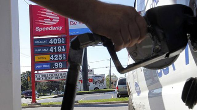 Gas prices surge on Labor Day weekend