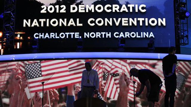 Why did Democrats pick Charlotte for their convention site? 