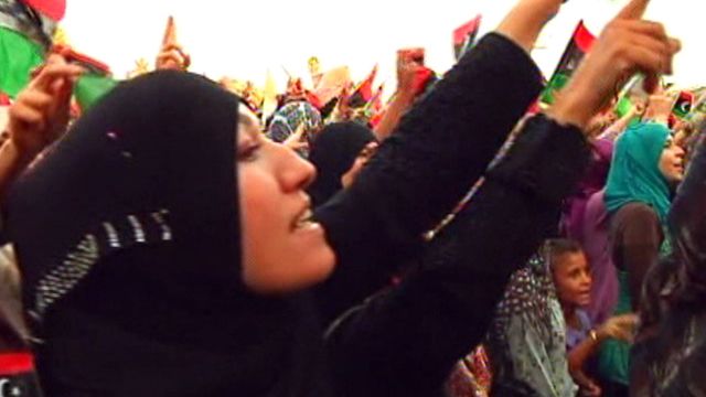 Women Celebrate New Freedom In Libya