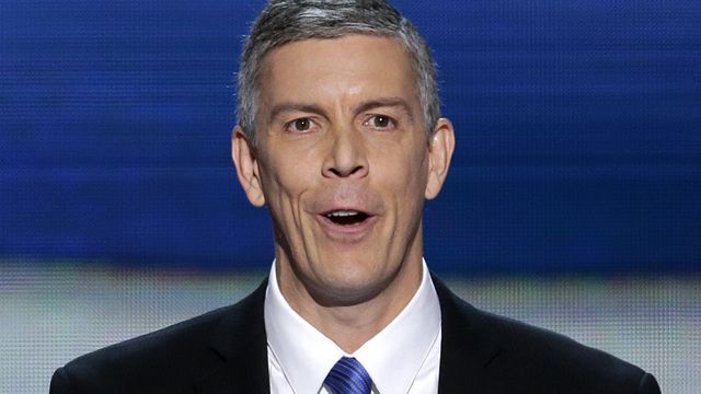 Duncan: Obama will invest in education, Romney will cut it