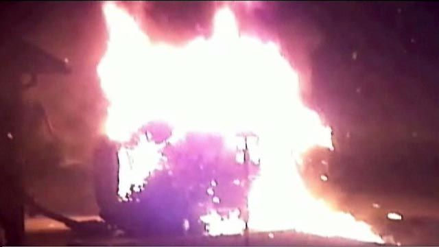 Real Life Hero Rescues Woman From Burning Car