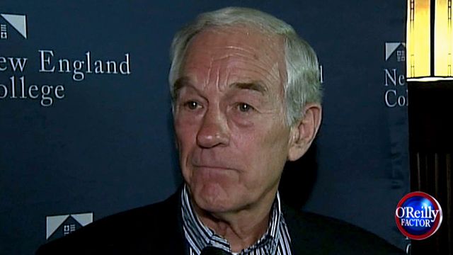 Jesse Watters Grills Ron Paul About Avoiding 'The Factor'