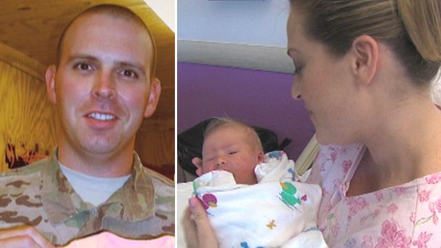 Soldier watches birth despite being thousands of miles away