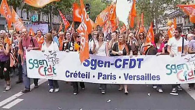French Workers Strike