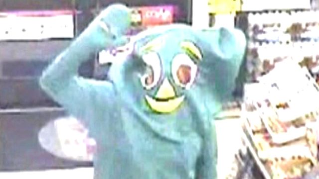 Gumby Fails Miserably in Attempted Robbery