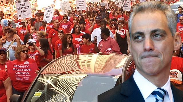 Politics of teachers union strike in Chicago