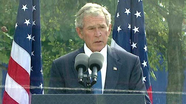 Former President Bush Salutes Sacrifice of 9/11 Victims