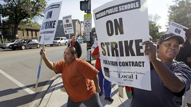 Teachers strike rages on in Chicago
