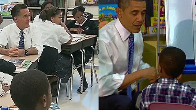 Where do Romney, Obama stand on education?