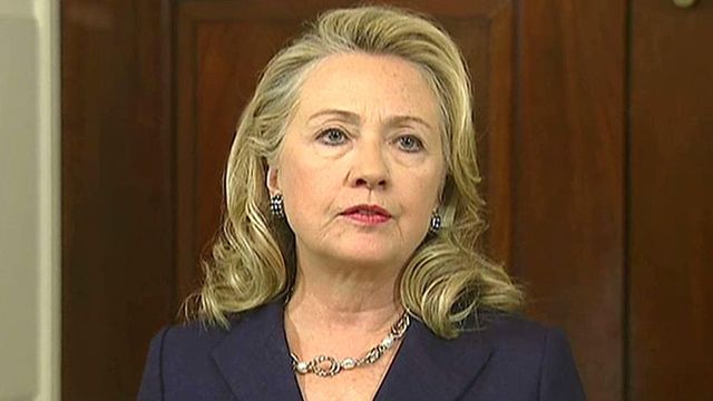 Clinton: We condemn this senseless act of violence in Libya