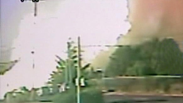 Gas Station Camera Captures San Bruno Explosion