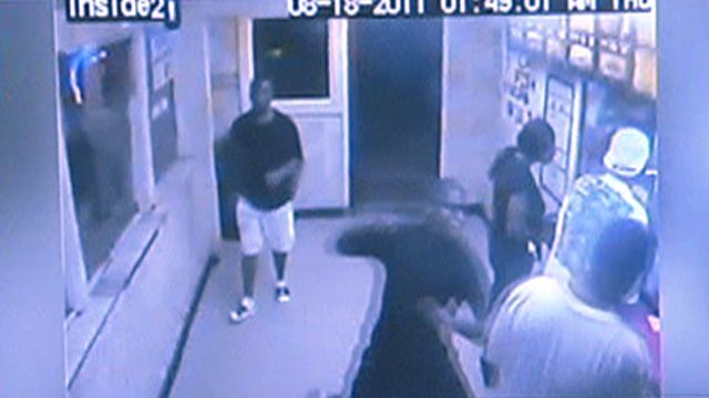 Video: Brutal Beating at Sandwich Shop