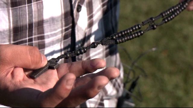 School takes rosary beads away from student