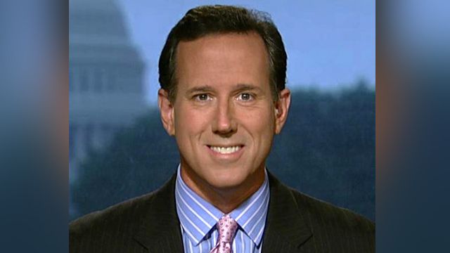 Santorum Blames Media for Poll Numbers