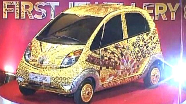 World's First Bejeweled Car Unveiled in India