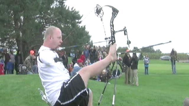 Armless Archer Goes for the Record