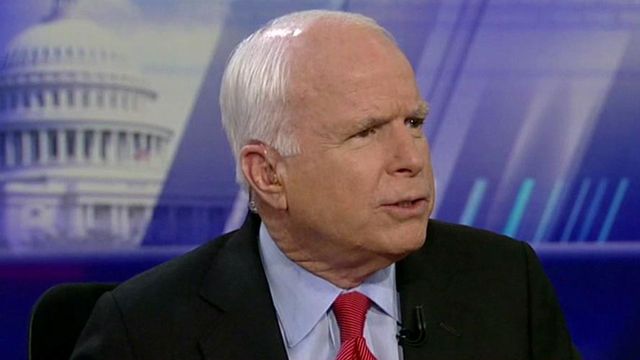 McCain: 'Feckless' Obama is moral leader, but stays silent
