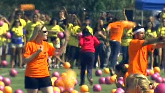 Across America: World's Largest Dodgeball Game