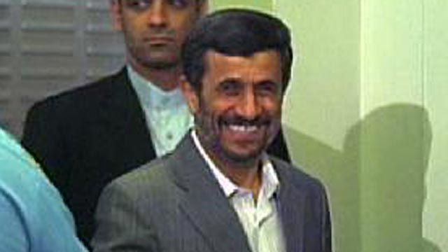 What's Ahmadinejad's goal?
