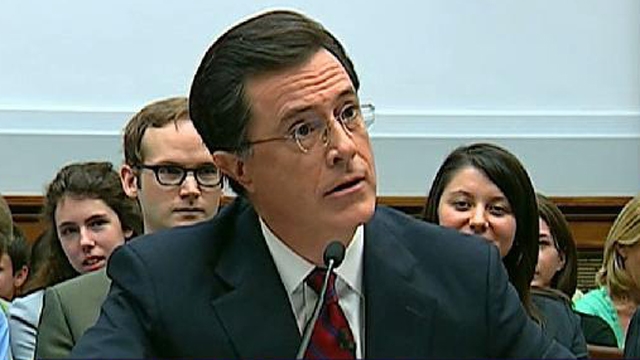 Mr. Colbert Goes to Washington