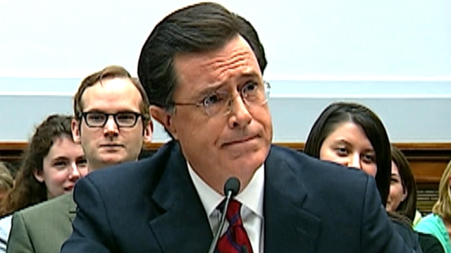 Stephen Colbert Testifies at Immigration Hearing