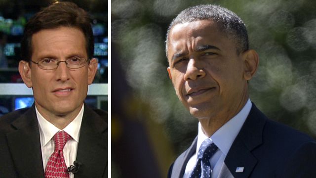 Cantor takes issue with Obama's assessment of Mideast