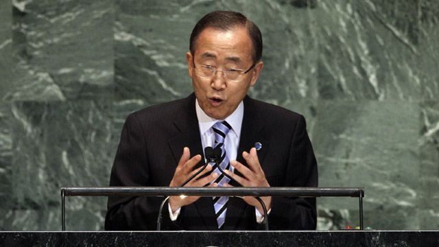 Ban Ki-moon: Flow of arms to both sides in Syria must stop