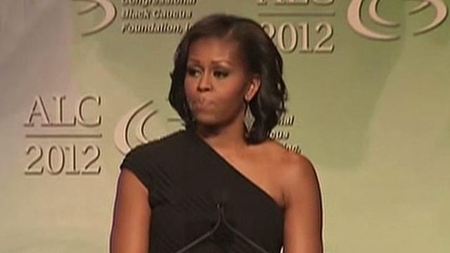 Michelle Obama injects race into politics
