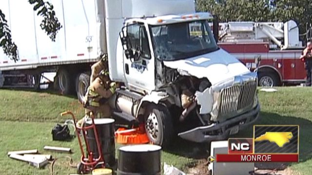 Across America: Ambulance, tractor trailer collide in N.C.