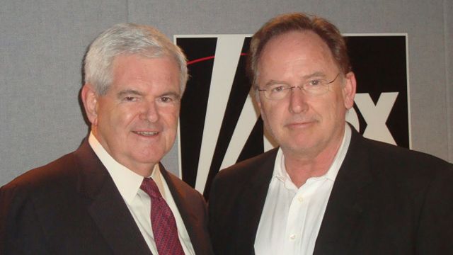 Newt Gingrich In Studio with Tom