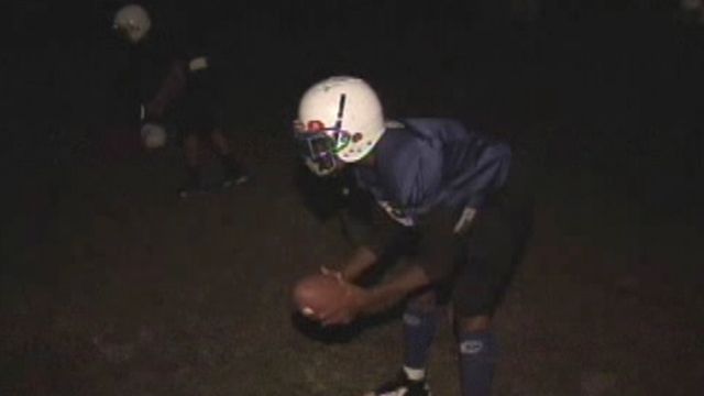 Pop Warner football team forced to practice in dark