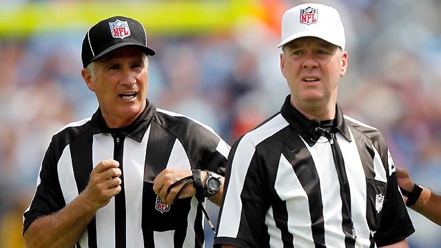 Focus finally on NFL officials