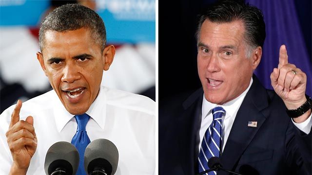 Romney, Obama trade fire in Virginia