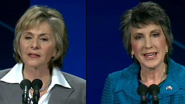 Split-Screen Debate in California Senate Race