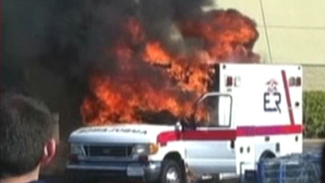 Across America: Ambulance Explodes Outside Mall