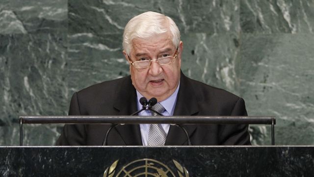 Syrian foreign minister accuses US of supporting terrorism