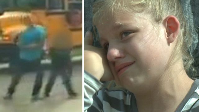 Father, son caught on tape allegedly bullying disabled girl