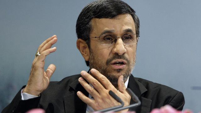 Ahmadinejad blasts Netanyahu's 'childish' demonstration