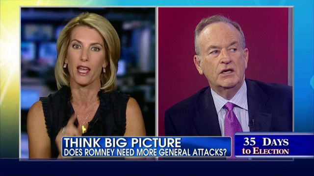 VIDEO: Bill O'Reilly, Laura Ingraham Clash Over Mitt Romney's Debate Strategy